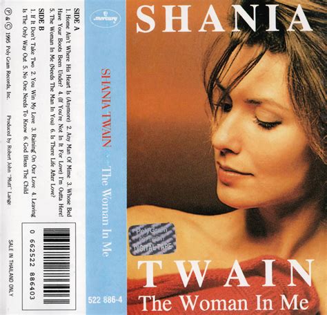 Shania Twain The Woman In Me Thailand Cassette Album Shania Twain
