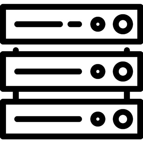 Black illustration, computer servers computer icons file server computer software application server, fileserver, server icon transparent background png clipart. Server - Free technology icons