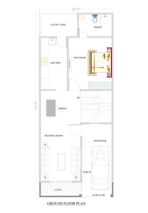 20x50 House Plans For Your Dream House House Plans