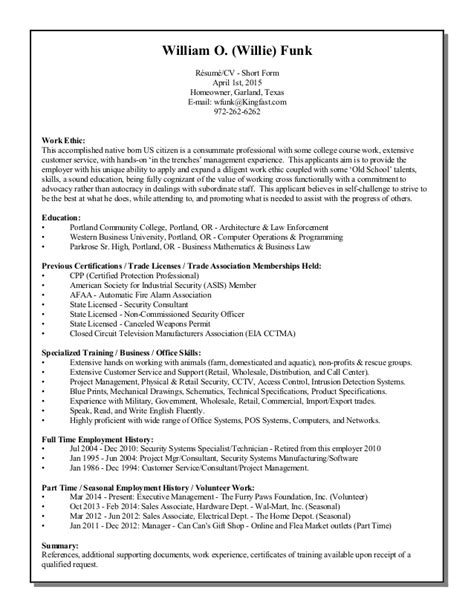 Browse and download our professional resume examples to help you properly present your skills, education, and experience for nursing & healthcare sample resumes. Resume Short Form April 1st, 2015