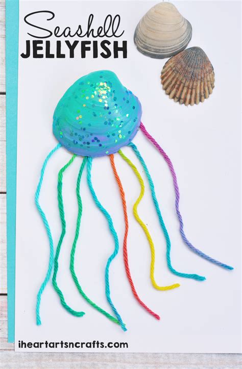 Seashell Jellyfish Craft For Kids I Heart Arts N Crafts Jellyfish