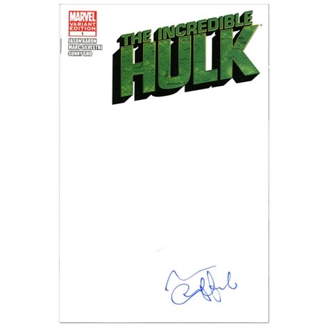 Lot Detail Mark Ruffalo Autographed The Incredible Hulk 1 Comic With