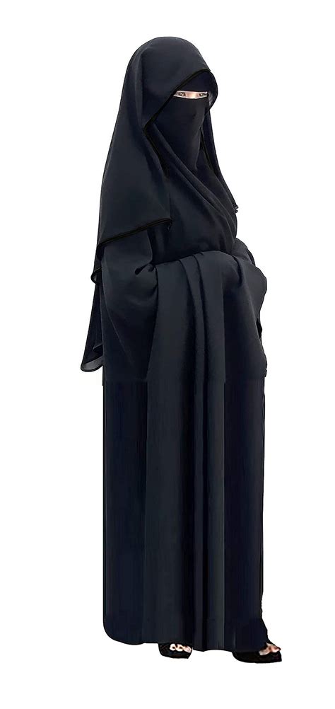 Buy Chiffonsaudi Chiffon First Class Quality Long Saudi Niqab Burqa Hijab Face Cover Veil Islam