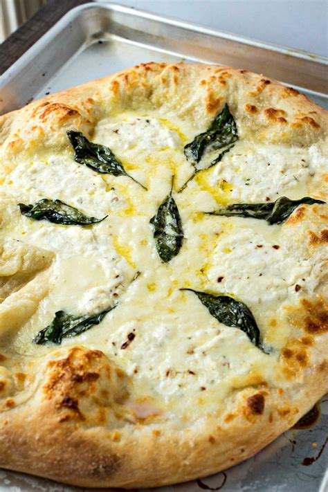The Best Pizza Bianca White Pizza Recipe Pizza Recipes Homemade