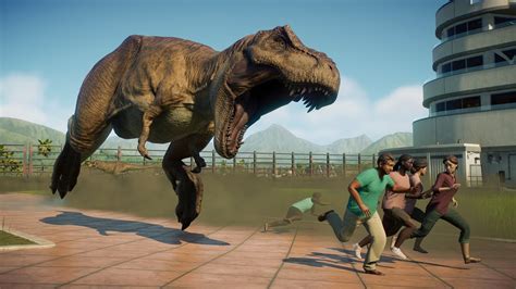 T Rex Escape Jurassic World Evolution 2 Youtube