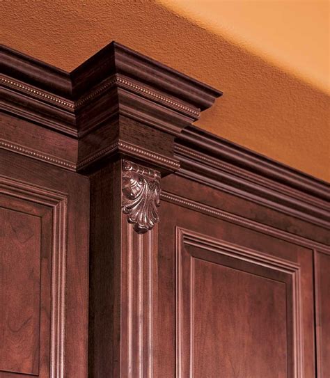 Decorative molding added to standard doorways makes such a huge difference! Cabinet Moldings & Decorative Accents | Waypoint Living ...
