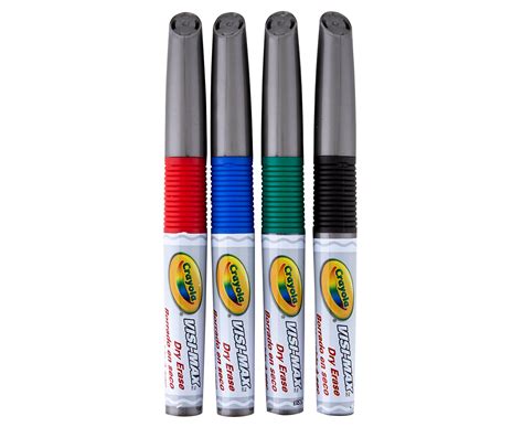 3 X Crayola Visi Max Dry Erase Markers 4 Pack Au