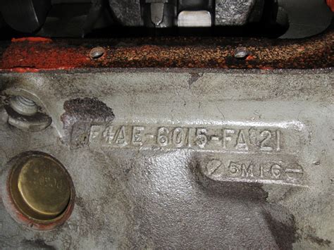 This (lengthy) page details engine serial number location, dates, and identification for model a ford and model b ford engines. How do I identify my engine type (351W?) - Ford Truck ...