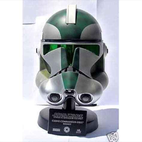 Master Replicas Star Wars Clone Commander Gree Helmet Scaled Replica