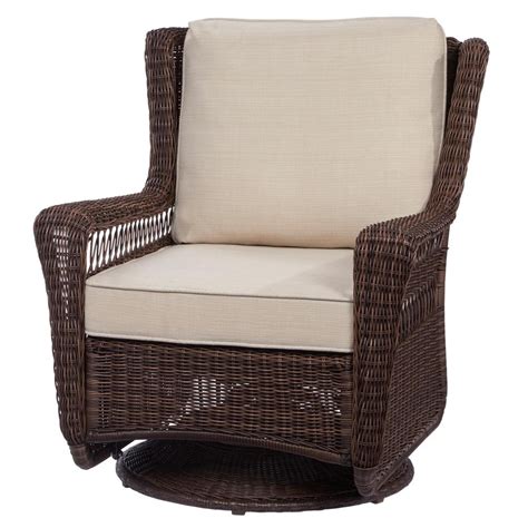 The most common swivel patio chairs material is satin. 2020 Latest Hampton Bay Rocking Patio Chairs