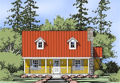 Cottage With Covered Porches 3093d Architectural Designs House Plans