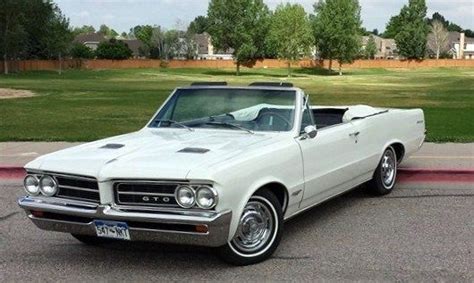 Ragtops Even Sharp In White Classic Cars Muscle Muscle Cars Gto
