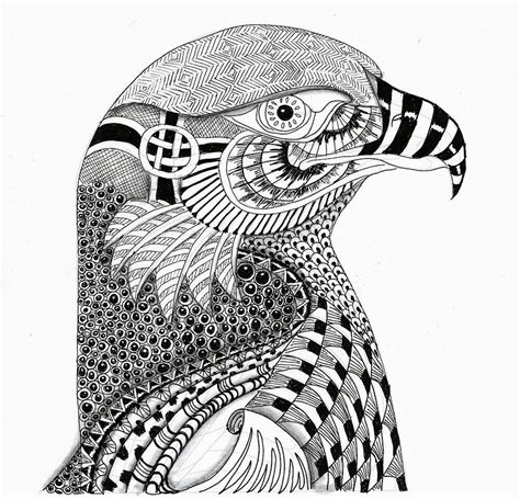 1257 x 2048 jpg pixel. Efie goes Zentangle: Ben Kwok koala en eagle