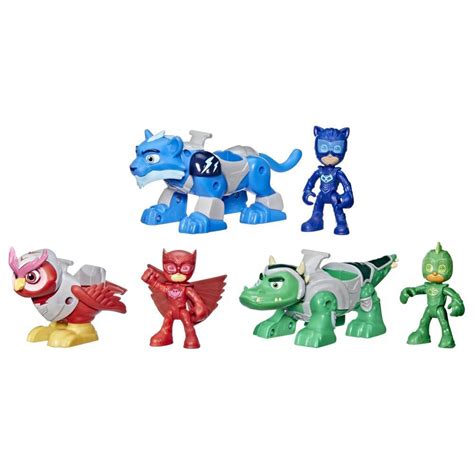 Pj Masks Animal Power Hero Animal Trio Preschool Toy Action Figure And