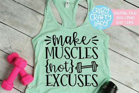 Download Workout SVG DXF EPS PNG Cut File Bundle