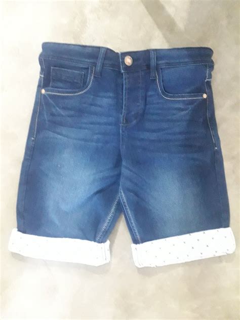Knee Length Cotton Lycra Men Jean Shorts At Rs 580 In Tiruppur Id