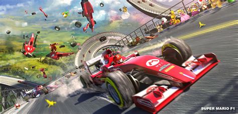 Video game art updates are made a few times a week and can be followed via pinterest, facebook, twitter, instagram, or rss, but the best way to ensure you never miss an update is to bookmark the. Video Game Art: Super Mario F1 - 3D, VideogamesCoolvibe ...