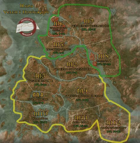 Wiedźmin 3 Dziki Gon Velen Mapa Gryonlinepl