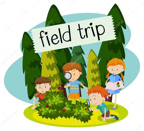 Clipart Field Trip Clip Art School Field Trip In The