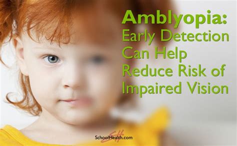 Amblyopia Early Detection Can Help Reduce Risk Of Impaired Vision