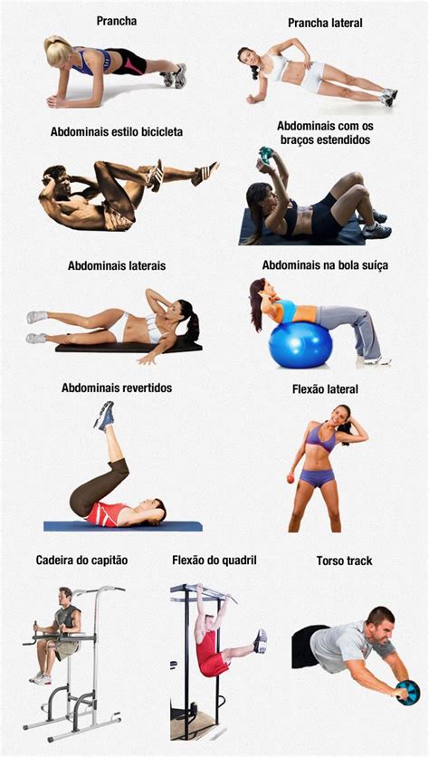 Quais Os Melhores Exercícios Para Treinar Abdominais Treino Para Mulher Exercise Best Ab