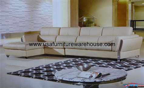 The cheapest offer starts at £2. Marigold Cream Leather Modern Sectional Sofa Set