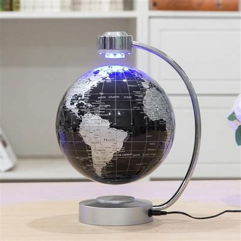 Magnetic Levitation Floating Globe With Light Feng Shui Desktop Globe