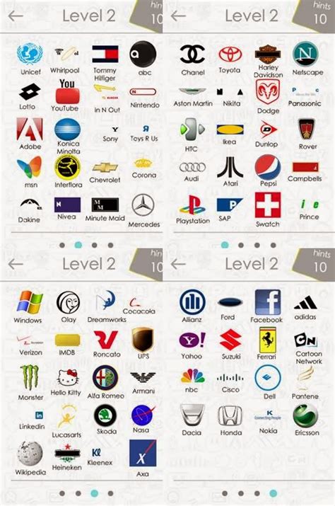 ¡pon a prueba tus conocimientos en este juego de preguntas sobre logotipos de famosas marcas! Respuestas de Logo Quiz