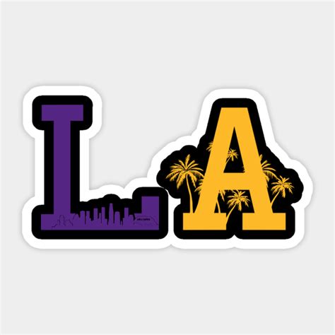 La Love Los Angeles Sticker Teepublic