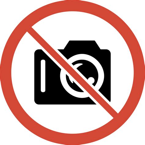 Clipart No Camera Sign