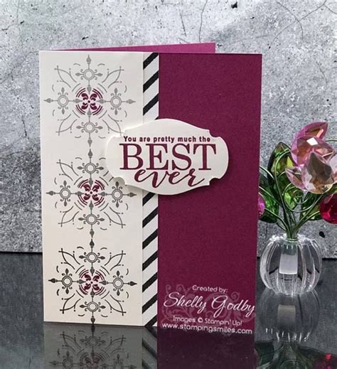 Clean And Simple All Adorned Card With A Big Burst Of Color Handmade
