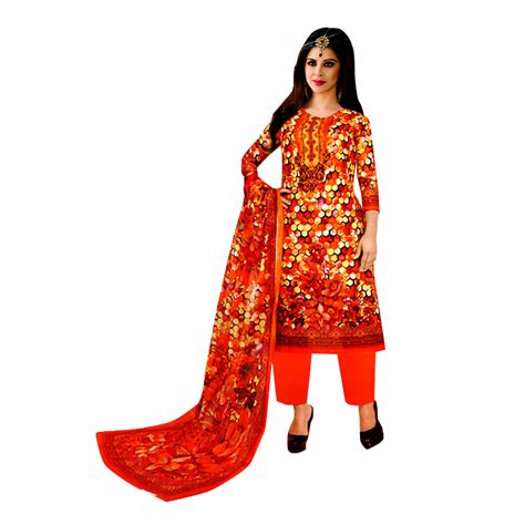 unstitched cotton salwar kameez for women multicolor