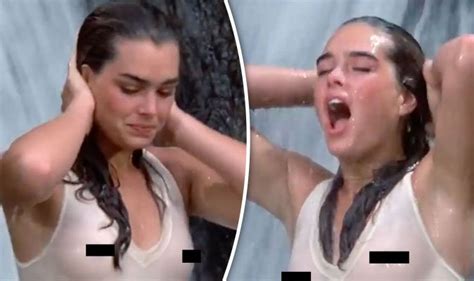 Brooke Shields Flashes Nipples In Raunchy Shower Scene From Movie