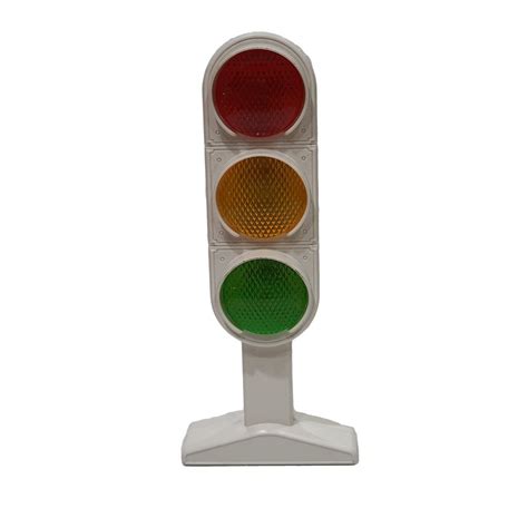 Traffic Light Model With Voice Warning White Wizzon