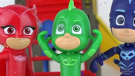 Pj Masks And Paw Patrol Transforms With Doc Mcstuffins Ice Cream Toys