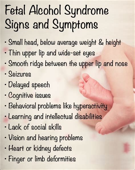 Fetal Alcohol Syndrome What Is It And What Are The Symptoms