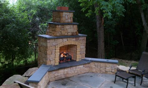 Tutorial shows how to add a stone facing for a fireplace or a just cover a chimney with faux. Burnsville, MN Outdoor Fireplace Installation - Twin City ...