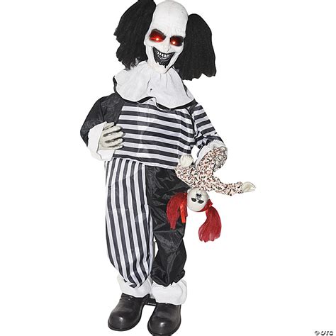 Creepy Clown W Stand Halloween Express