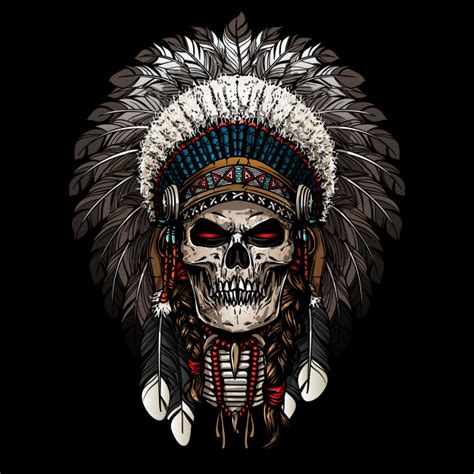 Maybe you would like to learn more about one of these? Warrior of indian skull Vector | Premium Download