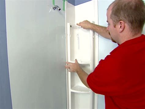 To ensure proper installation, firmly secure the tub, walls, and wall corners. How to Install a Marble Floor and Tub Surround | how-tos | DIY