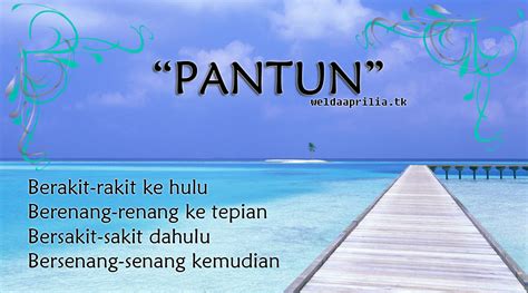 Puisi tentang bencana alam ini ditulis sebagai wujud keprihatinan atas banyaknya bencana yang terjadi di indonesia pada tahun 2009 lalu. Pantun ~ Welda Aprilia's Blog