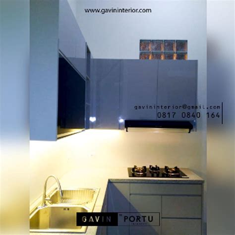 Maybe you would like to learn more about one of these? Model Lemari Dapur HPL Abu-Abu Kombinasi Coklat Klien ...