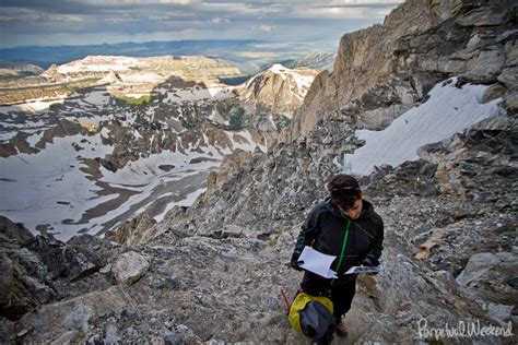 Exum mountain guides is the oldest and most experienced guides service in north america. Grand Teton Scramble - Perpetual Weekend by Jim Harris