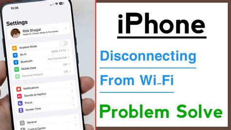 Iphone Keeps Disconnecting From Wi Fi Problem Solve Youtube