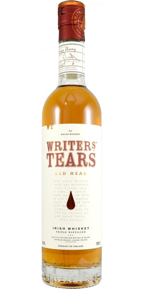 Writers Tears Red Head Ratings And Reviews Whiskybase