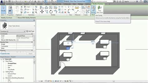 Create simple floor plans using office excel. get the furniture shadow back in floor plan - YouTube