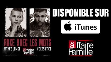 Hayce Lemsi Feat Volts Face Boxe Avec Les Mots Clip Officiel Youtube