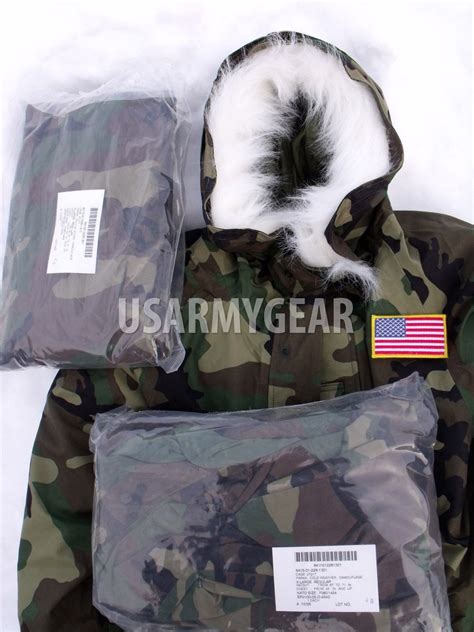 New Us Army Cold Wet Weather Gen 1 Ecwcs Woodland Goretex Parka Jacket