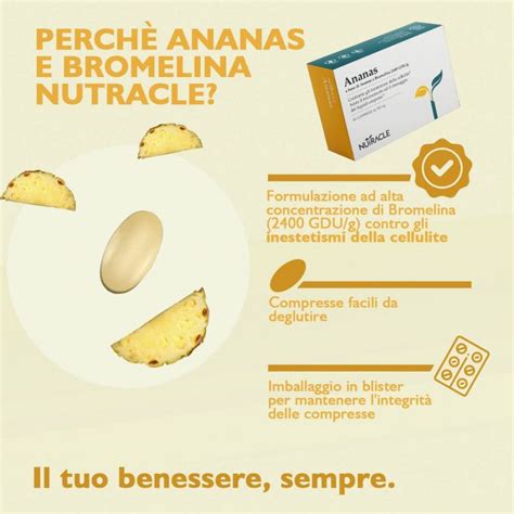 Ananas E Bromelina Nutracle