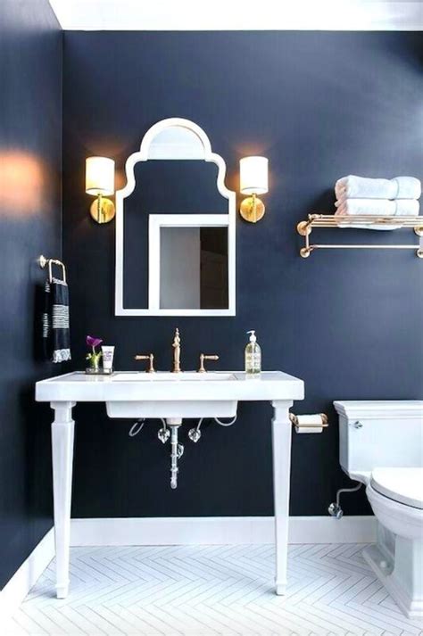 10 Navy Blue Bathroom Ideas